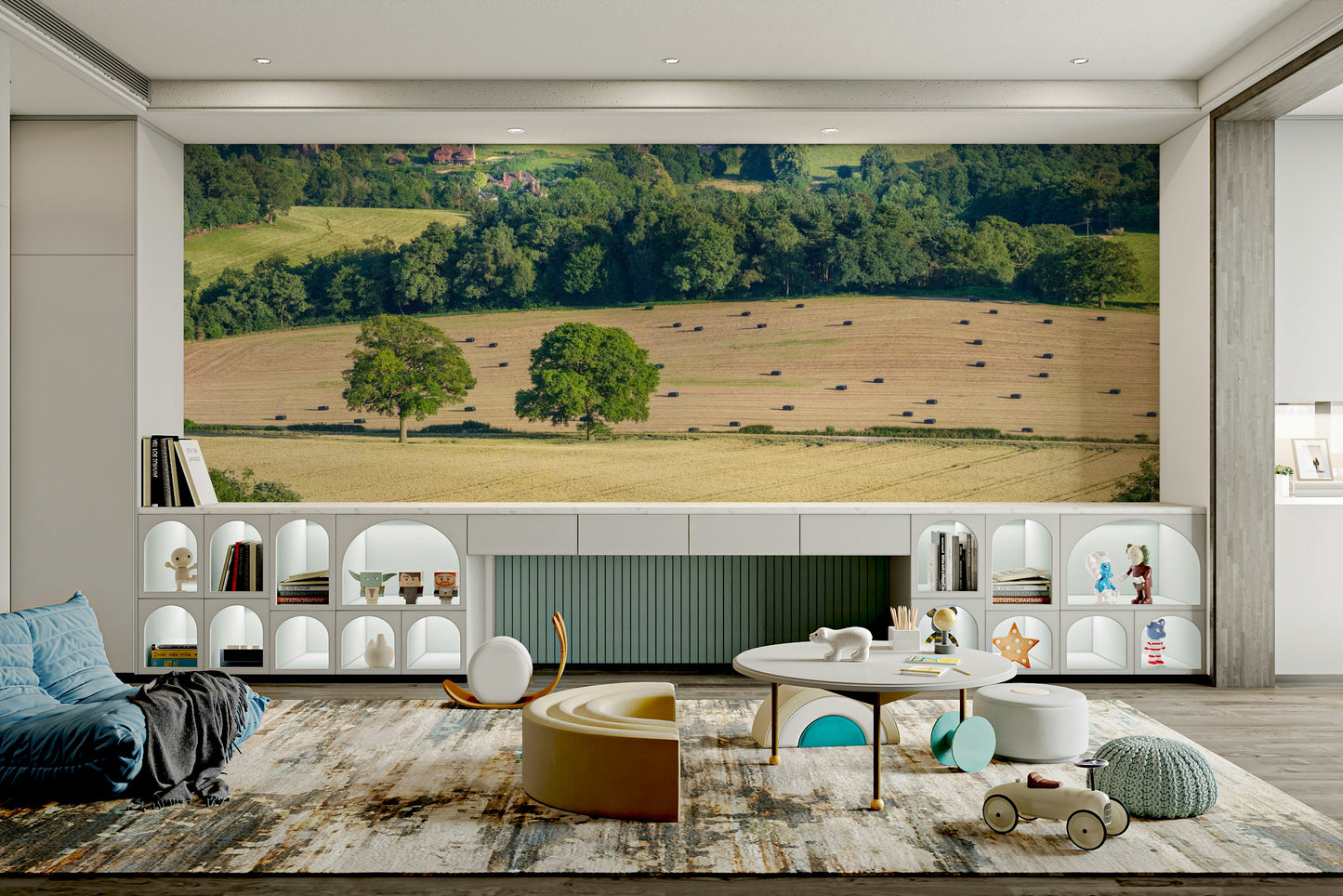 Rolling Hills Harmony Wall Mural