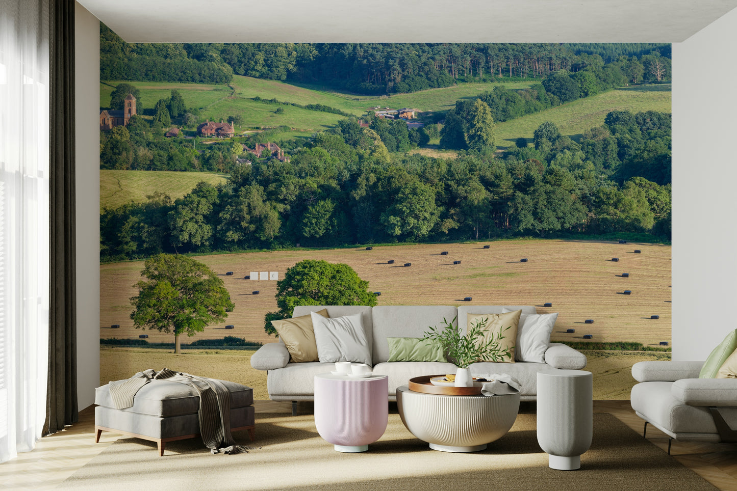Rolling Hills Harmony Wall Mural