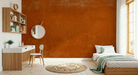Roman Sall wallpaper, rustic orange clay texture background