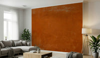 Abstract burnt orange wall, smooth aged Roman Sall texture