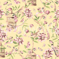 Romantic chinoiserie bird design wallpaper for walls

