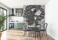 Sophisticated The Kiss II Wall Mural for a boutique hotel suite wall mural.