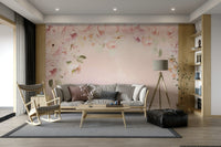 Vintage-inspired romantic rose wallpaper border design, GD1262