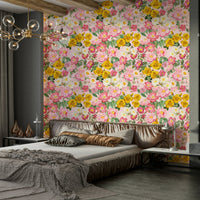 Pastel pink rose wallpaper for a serene, romantic vibe., GD1353