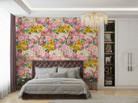 Romantic rose garden theme in soft pastel colors., GD1353