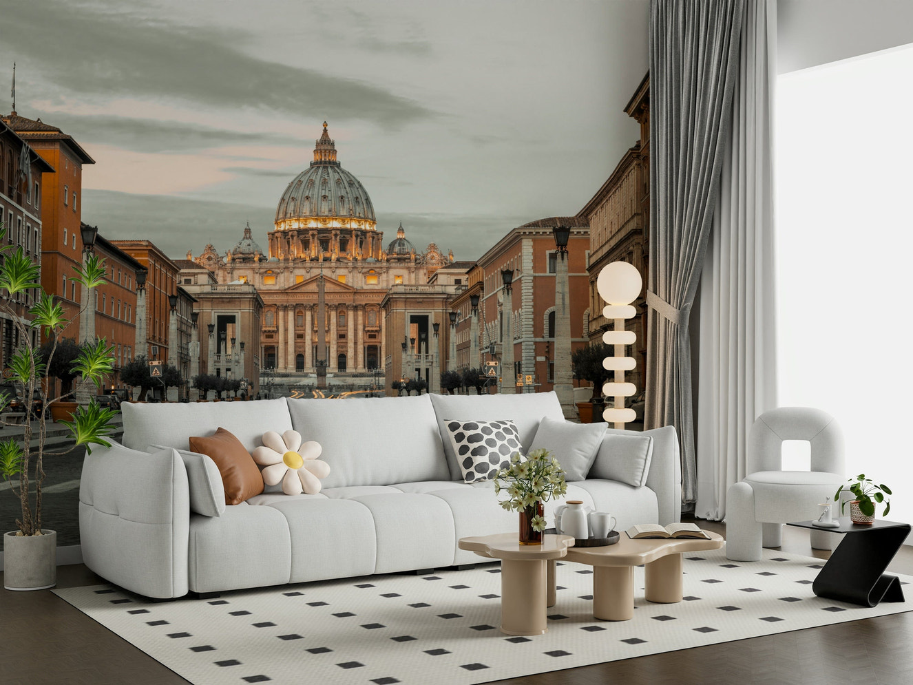 Eternal City Vista Wall Mural