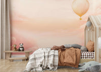 Transform Your Room with Rose Blush Sky Mural, GD1658