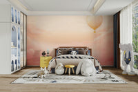 Rose Blush Sky Wall Mural for a Calming Interior Look, GD1658