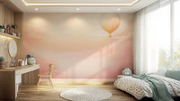 Rose Blush Sky Mural for a Soft, Elegant Touch, GD1658