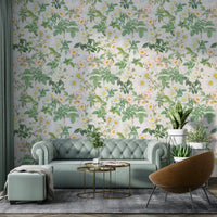 Chic Rose Garden Reverie wallpaper ideal for creating a calm vibe., GD1335