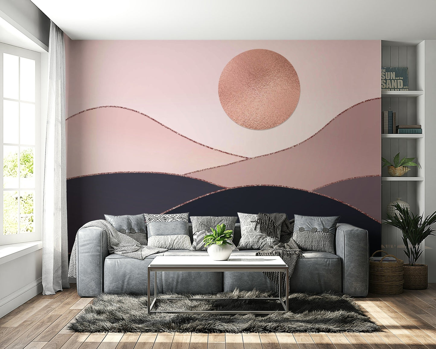 The feeling is one of fresh elegance.

