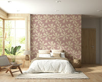 Gossamer Rose Petal Pop design, felicitous wallpaper for walls.