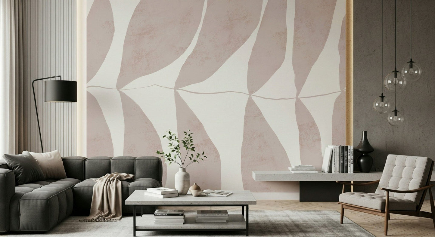 A classic soft floral wallpaper for walls.