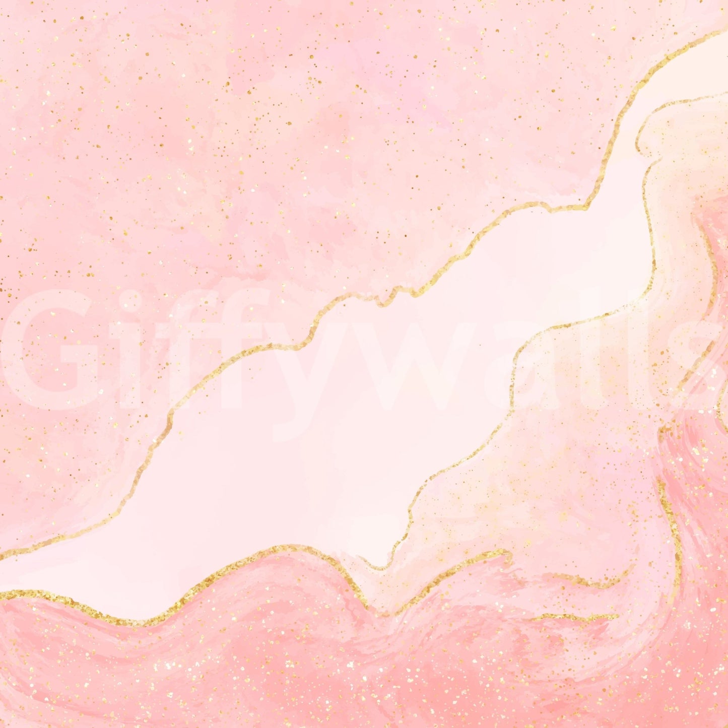 Rose Quartz Flow Wall Mural
