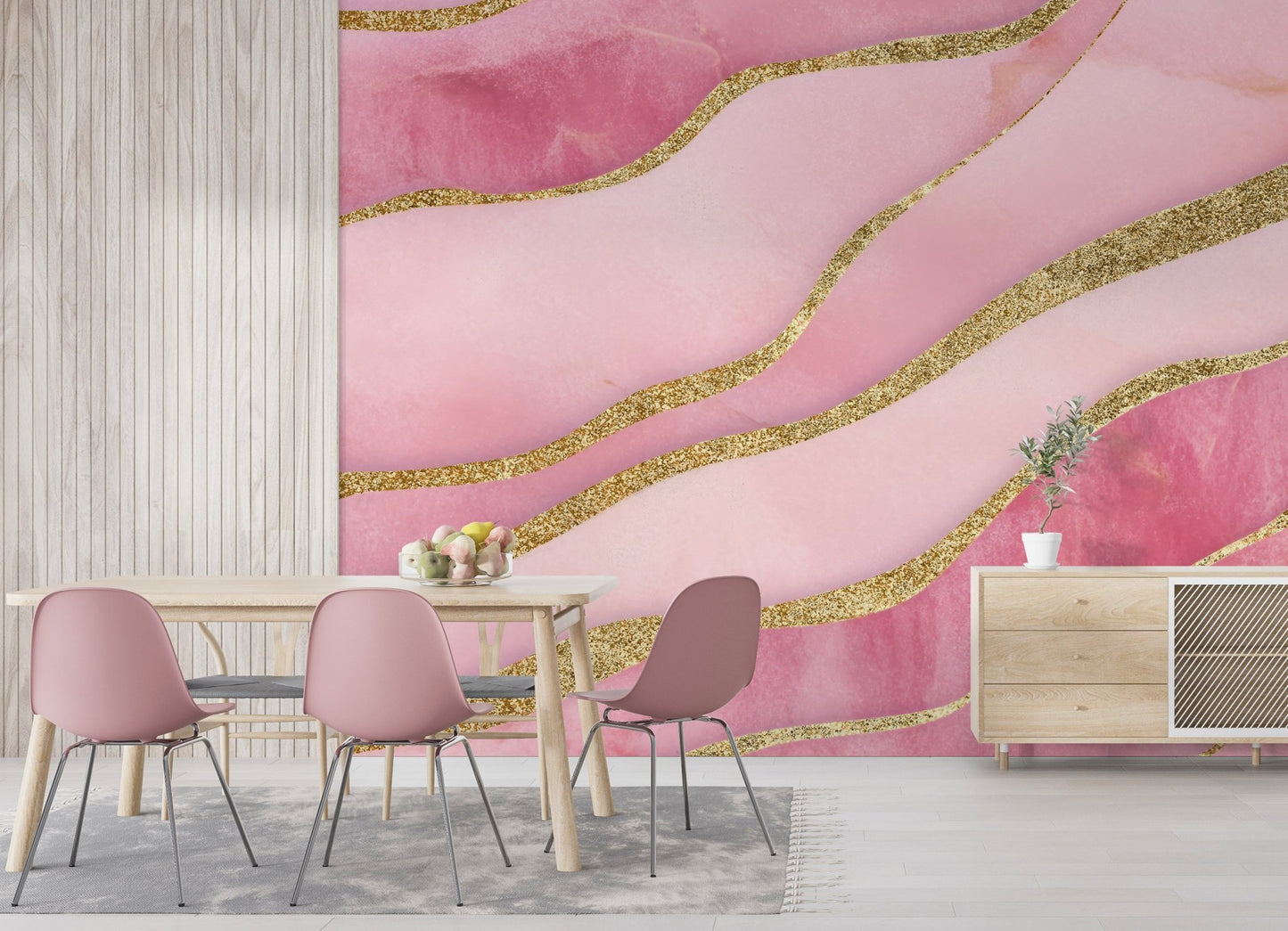 Rose Quartz Rivers Wallpaper⁠