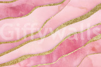 Chic and modern rose quartz wallpaper for feminine interiors

