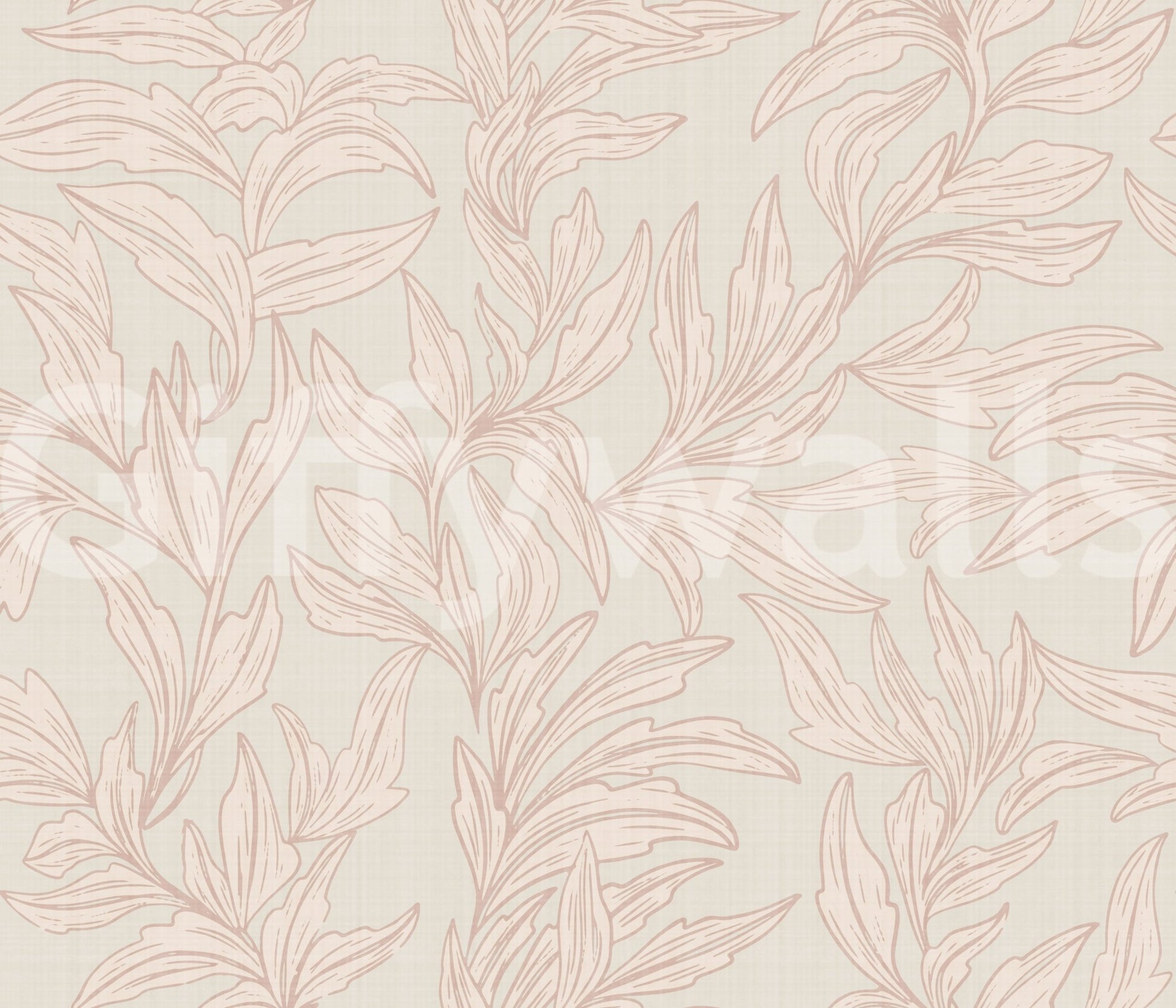 Modern leaf design wall mural, GD1002