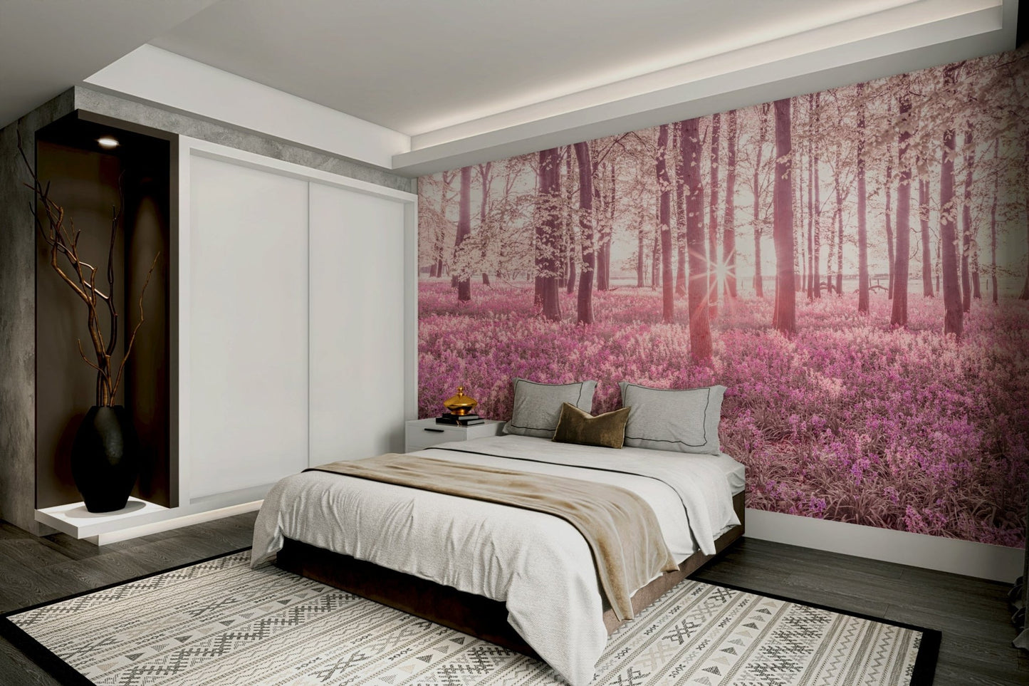 The design creates a romantic and dreamy atmosphere.

