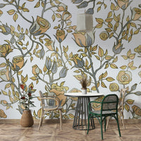 Elegant rose wallpaper for walls

