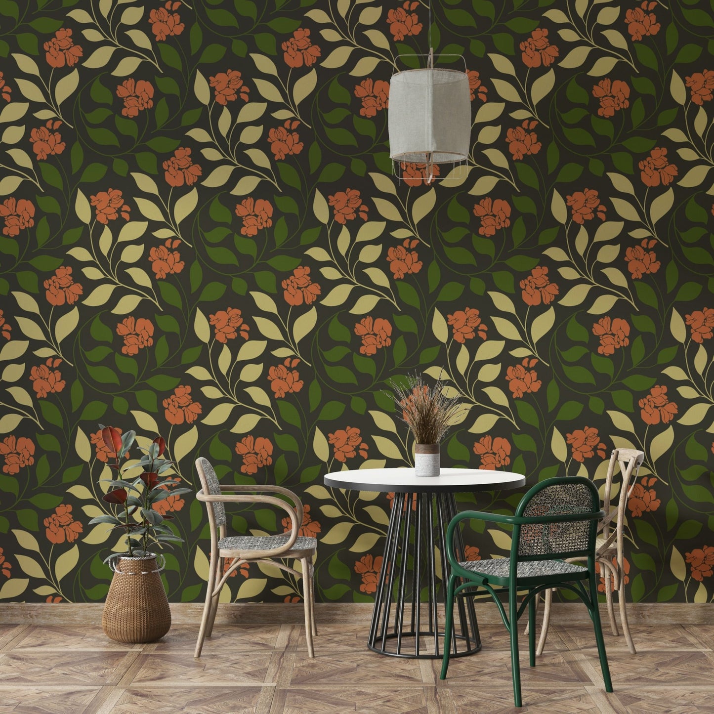 Provides a graceful and artistic backdrop.
