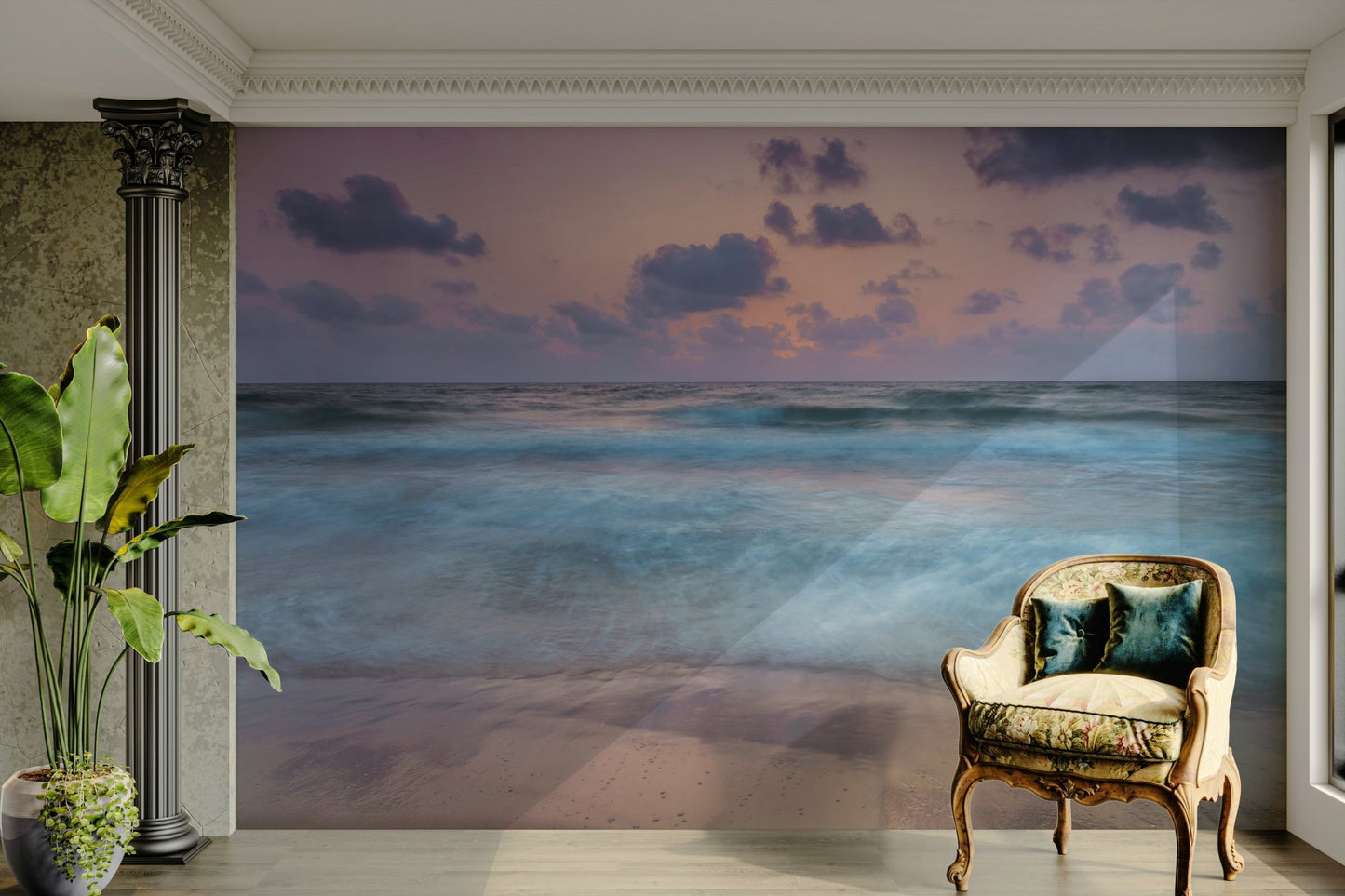 The overall mood is peaceful and powerful.

