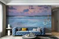 The image captures the motion and beauty of the sea.

