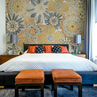 Nordic design floral wallpaper for walls

