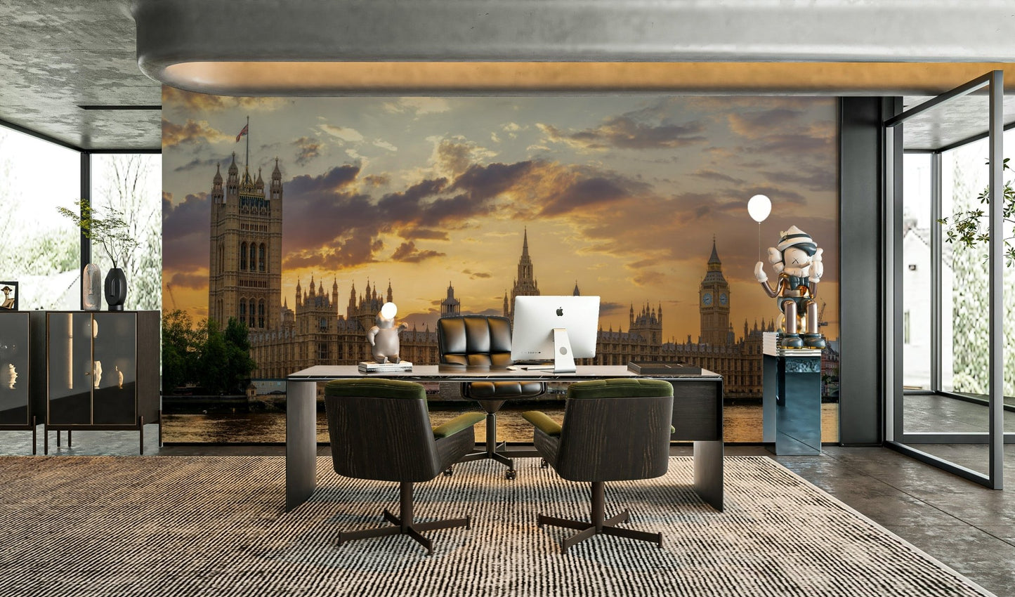 A contemplative royal architecture wallpaper mural for a feature wall.

