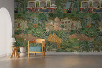 Palace and baraat themed wall design

