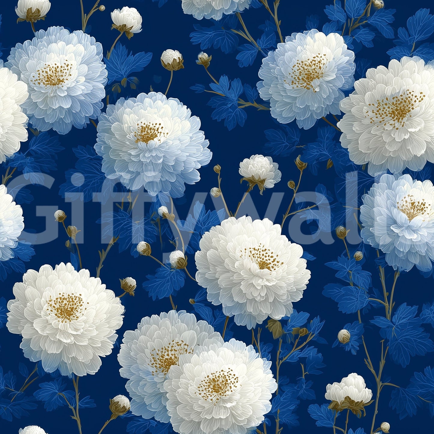 A high-quality majestic floral wall mural for walls.

