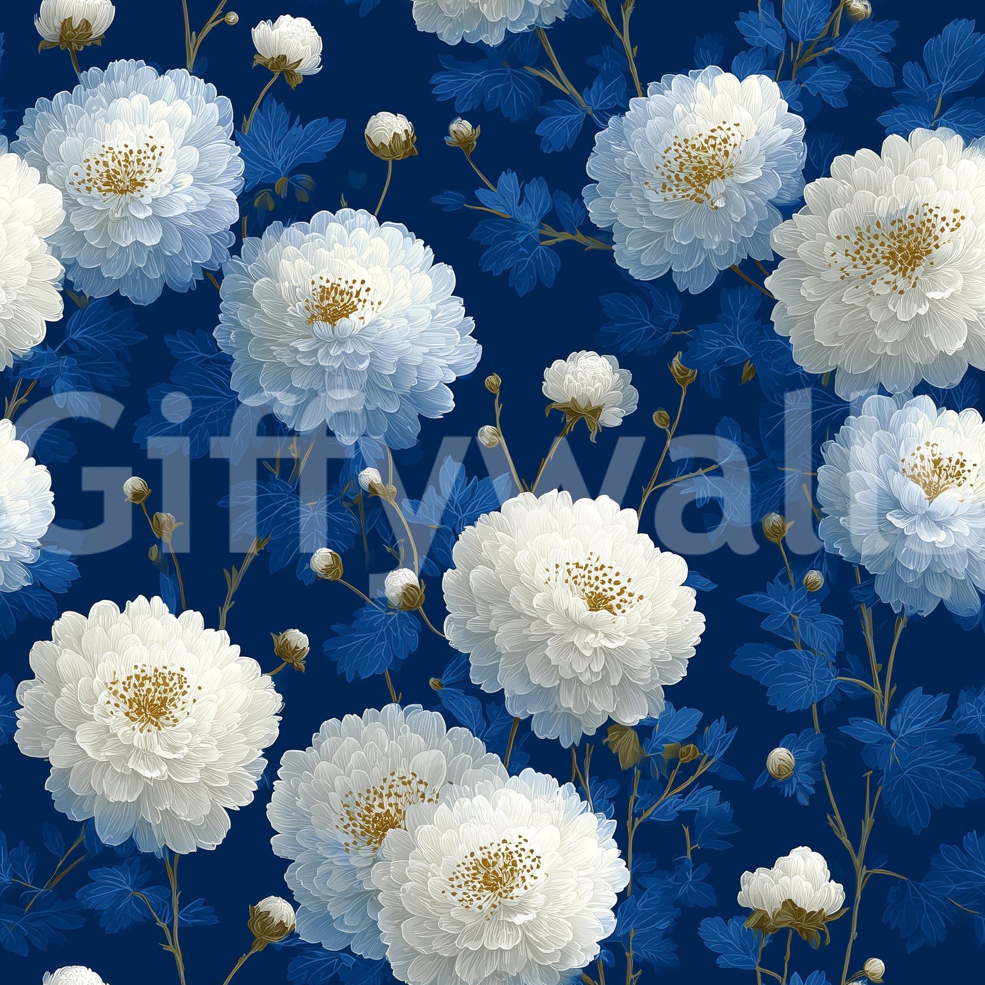 A high-quality majestic floral wall mural for walls.

