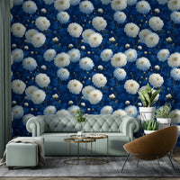 A classic royal bloom wallpaper for walls with subtle color.


