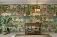 Indian palace courtyard wall design D316-1

