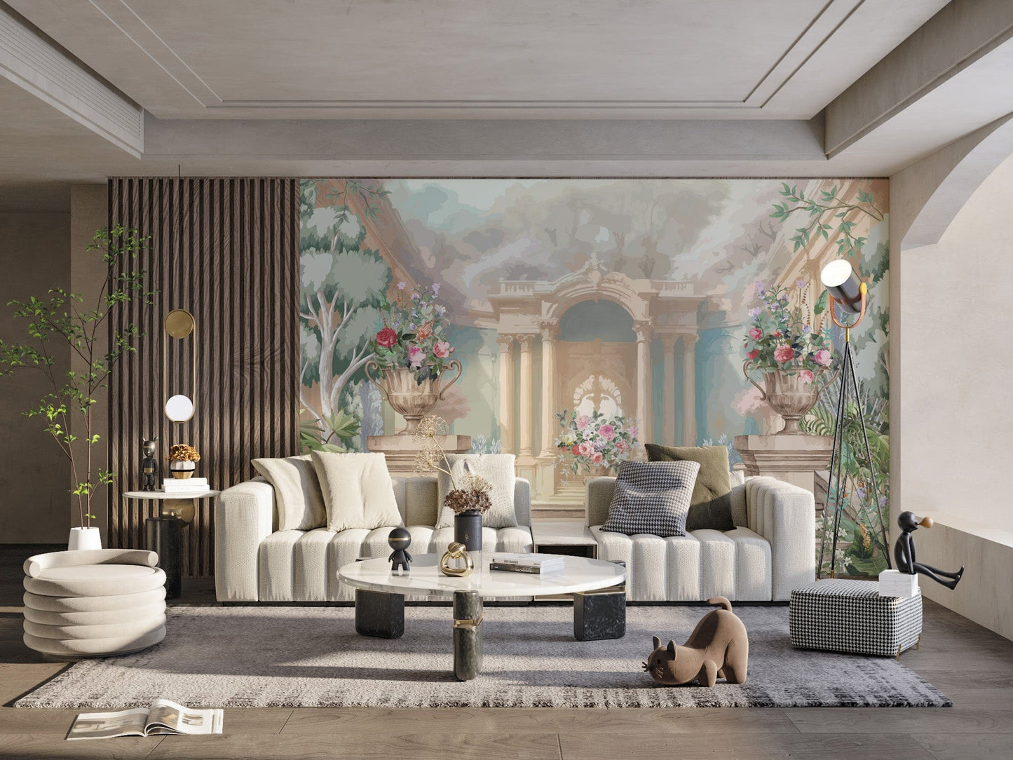 Royal Garden Archway Wallpaper