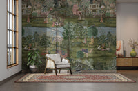 Traditional royal garden wall pattern

