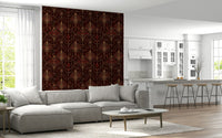 A classic abstract block wallpaper for walls., GD5936