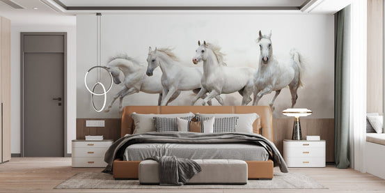 Running Horses Wallpaper Mural A571
