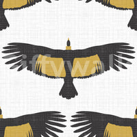 Striking black gold wallpaper
