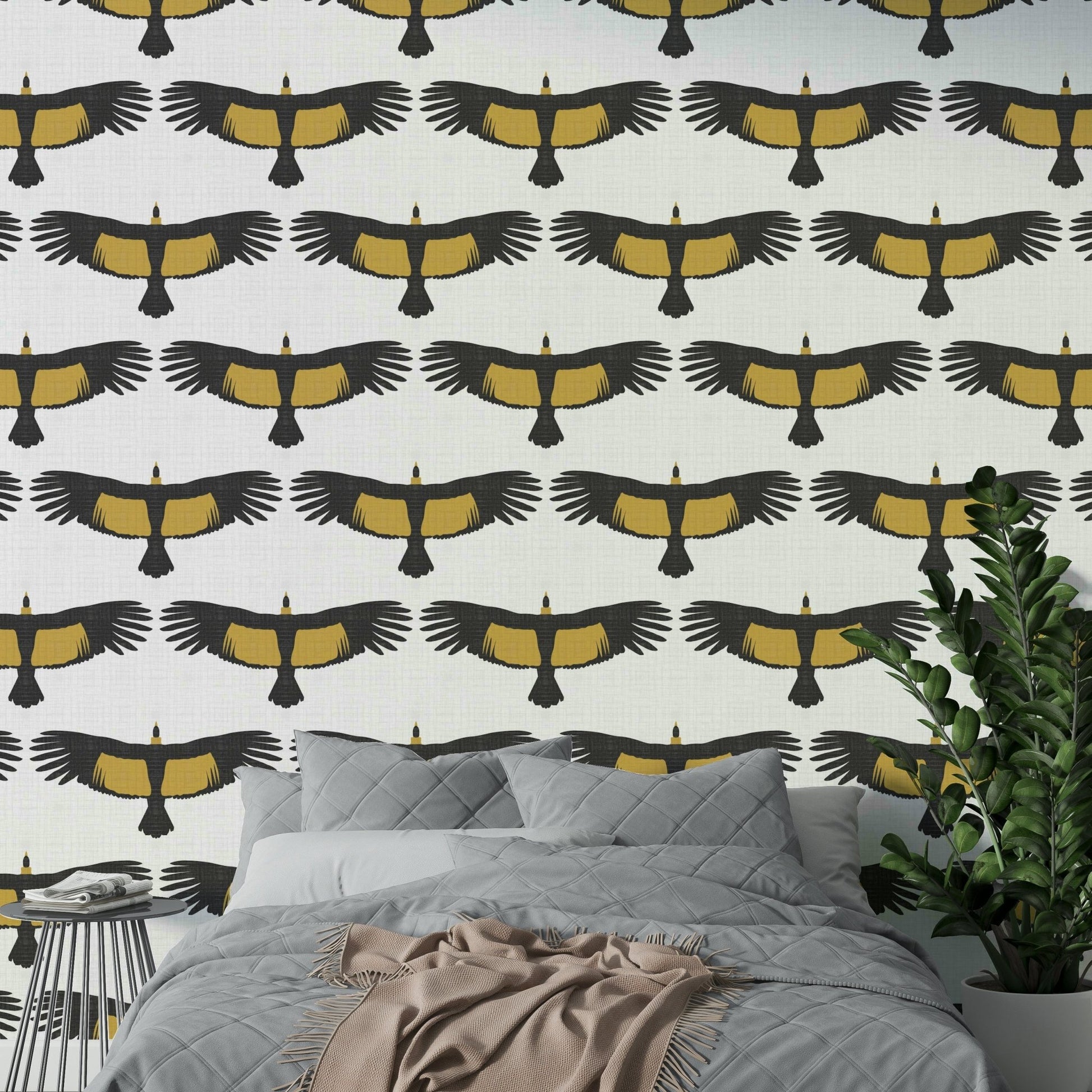 Modern nature wall mural
