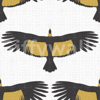 Striking black gold wallpaper
