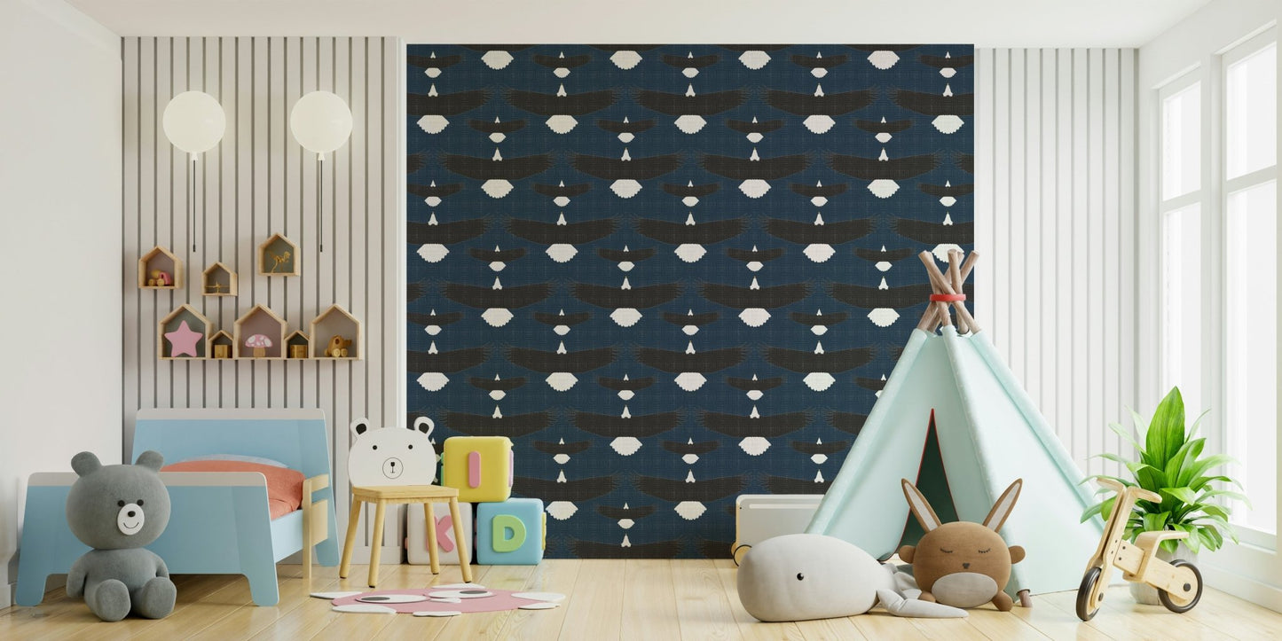 Bold patriotic wallpaper design
