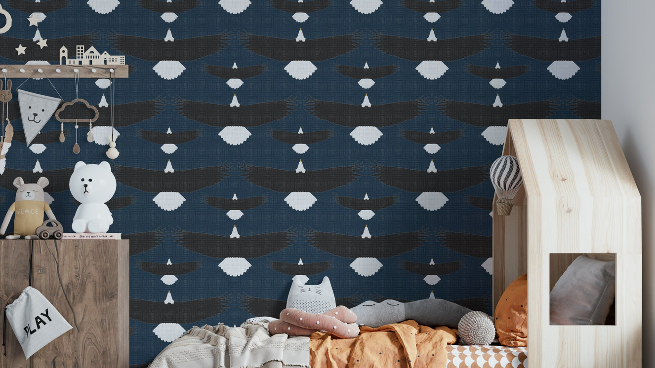 Rustic Bald Eagle Wallpaper
