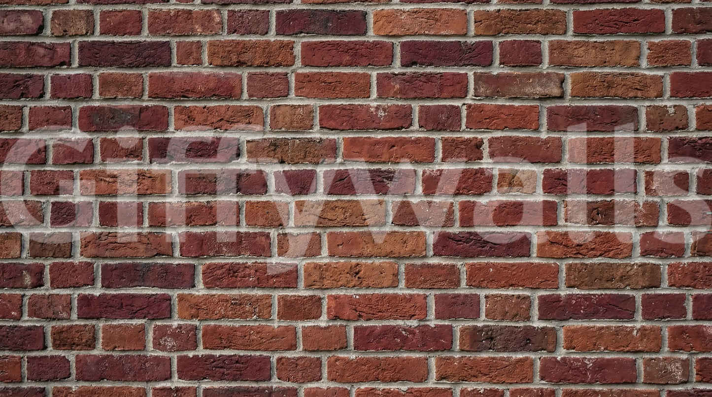 Industrial-style brick pattern in Rustic Brick Texture Wall Mural