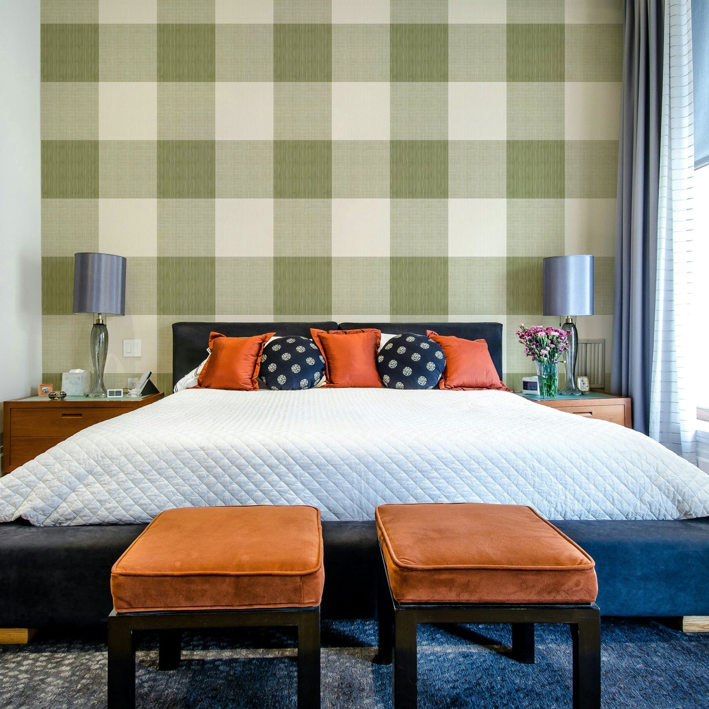Easy install plaid wallpaper GD696
