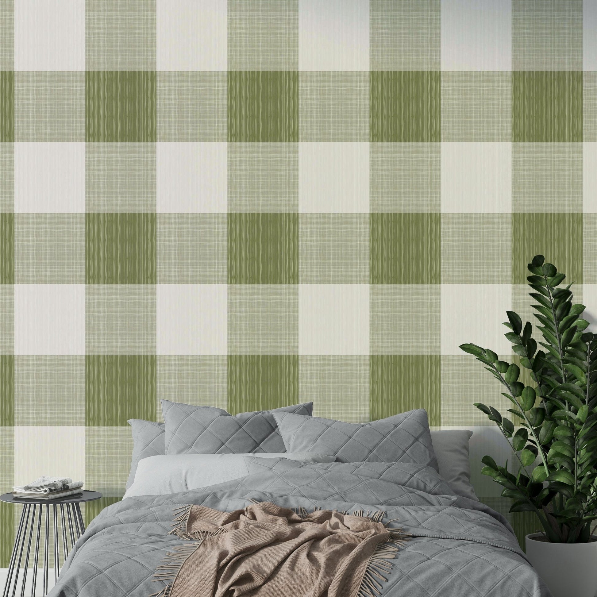 Grid and stripe wallpaper mural GD696
