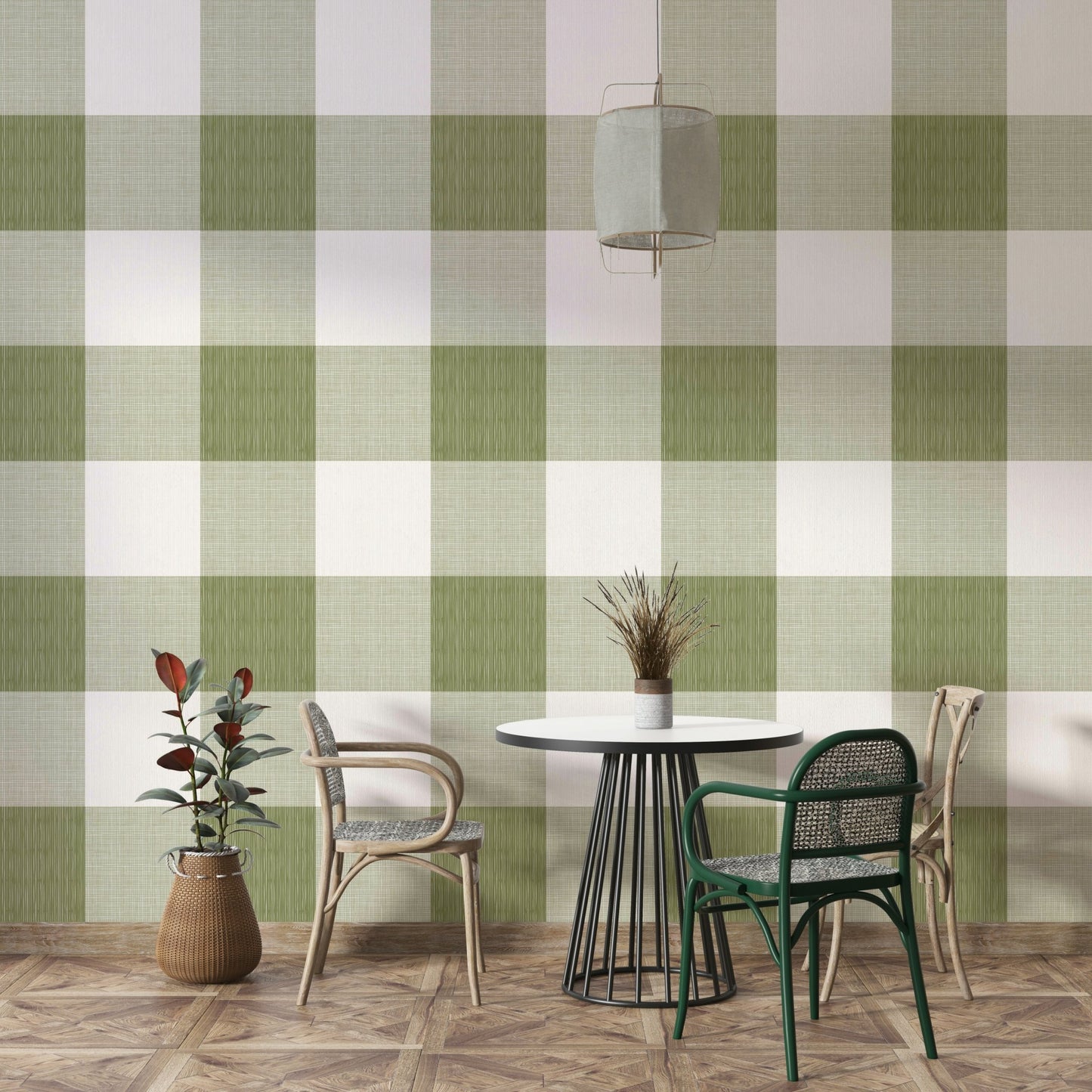 Patchwork wallpaper for walls GD696
