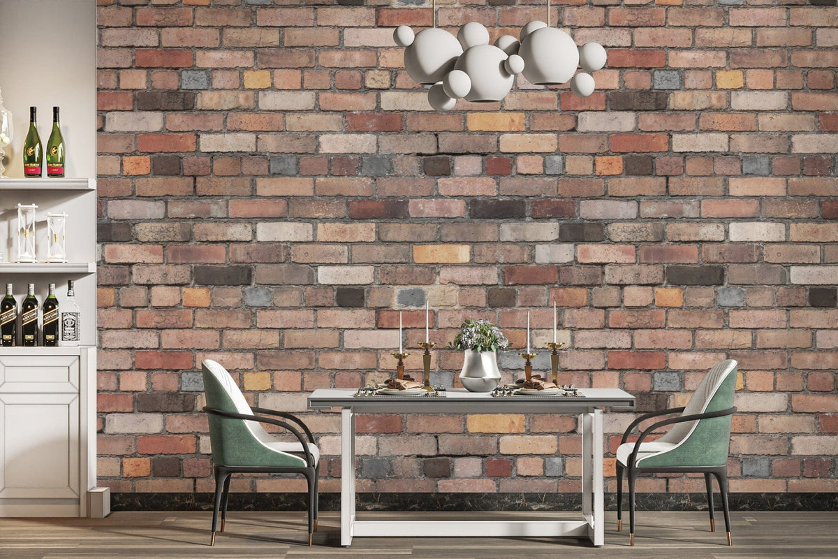 Rustic Charm Brick wallpaper Mural, C289