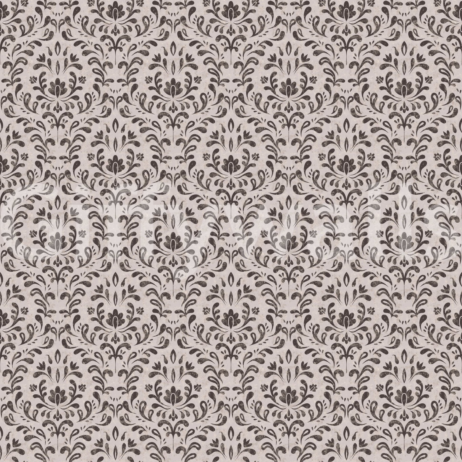 Classic damask wall mural for study room walls and quiet spaces