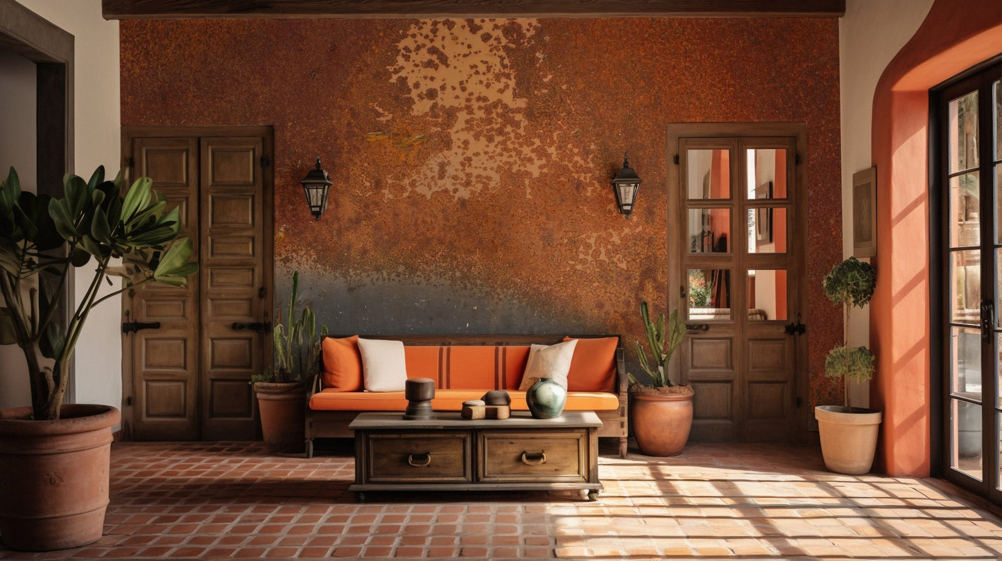 Rustic Effect Metal Mural - Giffywalls, A125