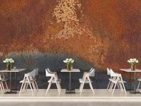 Textured metal-effect peel & stick wallpaper, A125